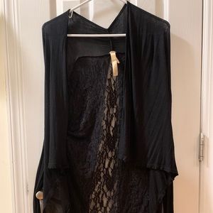 Black Cardigan great throw over under a tank top..